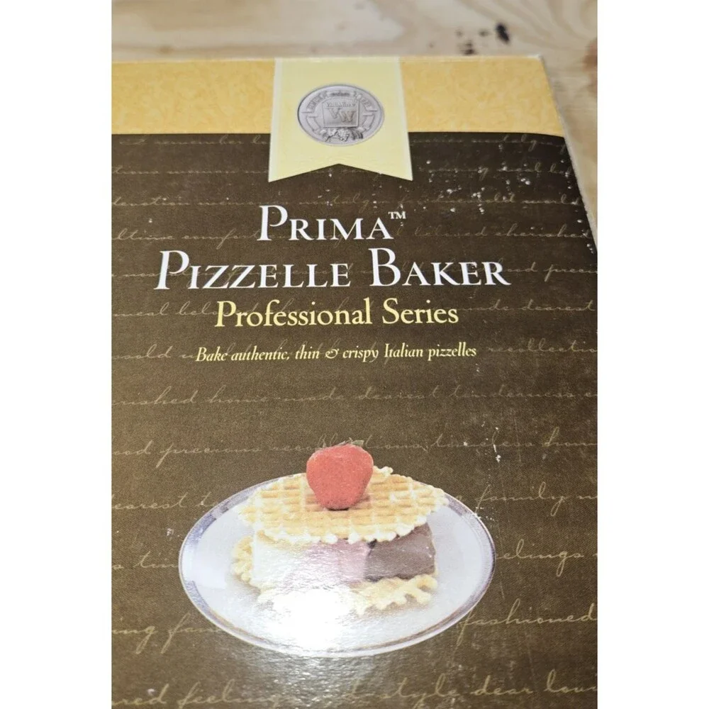 VillaWare 5000-NS Prima Pizzelle Baker Professional Series Model bake cook
